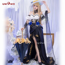 Load image into Gallery viewer, IN STOCK UWOWO Navia Cosplay Game Genshin Impact Fanart Navia Gown Dress Cosplay Costume Halloween Costume
