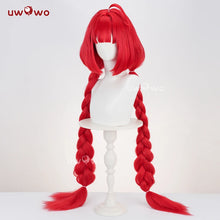 Load image into Gallery viewer, UWOWO Ukinami Yuzuha Wig Game Zenless Zone Zero ZZZ Ukinami Yuzuha Cosplay Wig Red Hair Long Hair Halloween Wig
