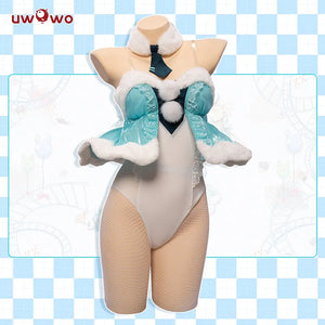 In Stock UWOWO Mikku Cosplay Costume Mikku Costume Anime Costume White Bunny Girl Cute Bunnies Ver Jumpsuit Rabbit
