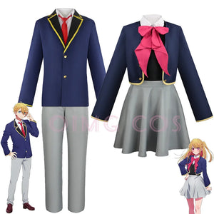 Hoshino Rubii Cosplay  Costume OSHI NO KO Carnival Uniform Wig Akuamarin Anime Halloween Costumes Women Anime