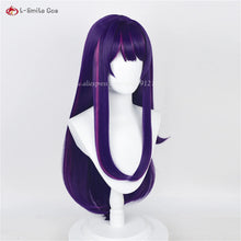 Load image into Gallery viewer, High Quality Hoshino Ai Cosplay Wig Anime Cosplay 80cm Purple Highlight Rose Pink Wig With Headwear Heat Resistant Hair Party
