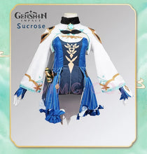 Load image into Gallery viewer, Genshin Impact Sucrose Cosplay Costume Adult Carnival Uniform  Anime Halloween Party Costumes Masquerade Women Game
