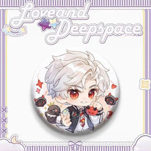 Load image into Gallery viewer, Game Love And Deepspace Crow Snowman Qinche Sylus Xavier Zayne Rafayel Cosplay Costumes SPTE Tin Plated Pin Badge Pendant Prop

