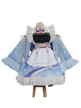 Load image into Gallery viewer, LAST BATCH UWOWO Ayaka Cosplay Maid Costume Genshin Impact Cosplay Maid Dress Maid Ver. Kamisato Ayaka Women Halloween Costumes
