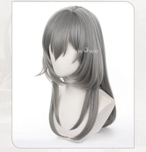 Load image into Gallery viewer, IN STOCK UWOWO Honkai Star Rail: Stelle Cosplay Wig Trailblazer Cosplay Wig Gray Heat Resistant Women Long Hair
