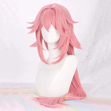 Load image into Gallery viewer, Yae Miko Cosplay Wig Women 85cm Long Pink Wig Cosplay Anime Cosplay Wigs Heat Resistant Synthetic Wigs Halloween
