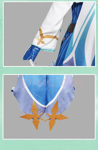 Genshin Impact Sucrose Cosplay Costume Adult Carnival Uniform  Anime Halloween Party Costumes Masquerade Women Game