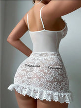 Load image into Gallery viewer, Erotic Bra Set Sexy Lingerie Set Transparent Lace Brief Sets Delicate Bra Kit Push Up Breves Sets Thin Sexy Erotic Bras Bodysuit
