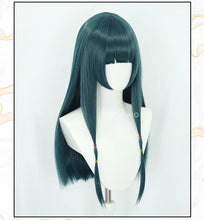 Load image into Gallery viewer, IN STOCK UWOWO Maomao Wig Anime The Apothecaryy Diaries Maomao Dance Dress Cosplay Wig Long Dark Green Wig 80CM
