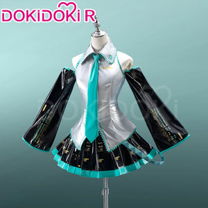 IN STOCK Mikuu Cosplay Costume DokiDoki-R Mikku Cosplay Women Cute Short Dress Costume Mikuu Cosplay Halloween
