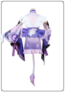 Genshin Impact Yumemizuki Mizuki Cosplay Costume Wig Anime Chinese Halloween Costumes for Women Game Uniform