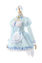 Load image into Gallery viewer, Anime Nekopara Vanilla Cosplay Wig Costume Maid Lolita Dress Blue Halloween Party Show Role Play Outfits For Gir Christmas Party
