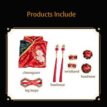 Load image into Gallery viewer, Anime Role Play Cosplay Costume C.C. Cheongsam Halloween Carnival Party Fancy Outfit
