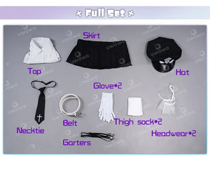 IN STOCK UWOWO Cosplay Elle Costume Rurudo Action Figure Style Elle Angel Police Cosplay Costume