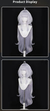 Load image into Gallery viewer, UWOWO Lady Avalon Wig Game Fatee/Grandd Orderr Lady Avalon Cosplay Wig Long Gray Hair Halloween Wig
