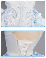 Load image into Gallery viewer, IN STOCK UWOWO Mikku Cosplay Costume Flower Fairy Dress Full Set Anime Cute Women White Bunny Jumpsuit Halloween Costumes
