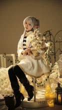Load image into Gallery viewer, HOLOUN Frieren Beyond Journey&#39;s End Anime Frieren Cosplay Costume Shawl Cloak Dress Wig Grey Ponytail Rose Net Christmas
