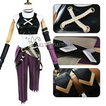 Load image into Gallery viewer, in stock Asian size LOL Jinx Cosplay Costume Anime LOL Arcane Jinx Cosplay outfit  Halloween Suit Costume jinx  wigs shoes
