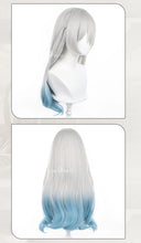 Load image into Gallery viewer, UWOWO Honkai Star Rail Firefly Cosplay Wig Long hair Grey Blue 60CM Hair Wig
