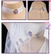 Load image into Gallery viewer, IN STOCK UWOWO Musashii Cosplay Game Azur Lanee Musashii Oath Dress &#39;Purest Wisteria&#39; Bride Cosplay Costume Halloween Costume
