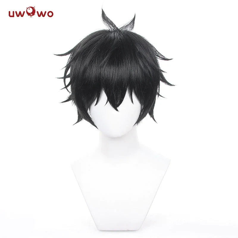IN STOCK UWOWO Honkai Star Rail: Dan Heng Cosplay Wig Black Short Hair