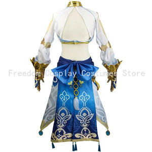 Genshin Nilou Niirou Cosplay Costume Full Set Wig Women Dancer Dress Carnival party Uniform Anime Halloween Costumes Outfits