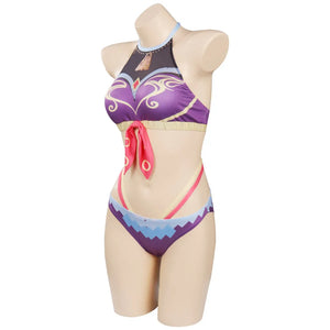 Ganyu Hutao Wanderer Nilou Yae Miko Keqing Swimsuit Cosplay Genshin Impact Costume Women Bikini Outfits Halloween Carnival Suit