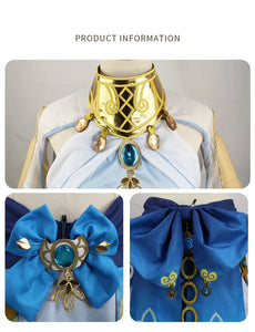 Genshin Nilou Niirou Cosplay Costume Full Set Wig Women Dancer Dress Carnival party Uniform Anime Halloween Costumes Outfits