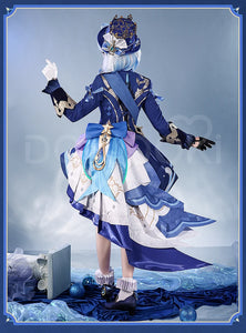 IN STOCK Furina Splash Art Focalors Cosplay Costume Game Genshin Impact【S-2XL】DokiDoki-SR Halloween Focalors Cosplay Hat