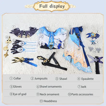 Load image into Gallery viewer, Genshin Impact Eula Cosplay  Costume Uniform Anime Chinese Style Halloween Costumes For Women Game

