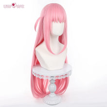 Load image into Gallery viewer, IN STOCK UWOWO Gotouu Hitorii Wig Cosplay Hitorii Cosplay Hair Costume JK Uniform Pink Jacket Long Wig
