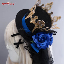 Load image into Gallery viewer, LAST BATCH UWOWO Genshin Impact Fanart Furina Focalors Black Devil Lolita Dress Cosplay Costume With Hat Halloween Costume
