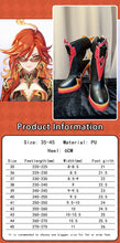Load image into Gallery viewer, UWOWO Mavuika Shoes Game Genshin Impact Mavuika “Pyro Archon” Cosplay Shoes High Heel Size 35-45
