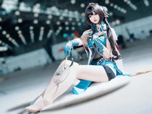 Load image into Gallery viewer, Honkai Star Rail Ruan Mei Cosplay Full Set - Uniform Outfit with Dress Shoes Wig And Prop for Complete Character Representation
