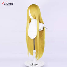Load image into Gallery viewer, 73 Colors 100cm Long Straight Cosplay Wig Anime Compatible Universal Omopinenet Heat Resistant Synthetic Hair Wigs + Wig Cap
