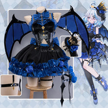 Load image into Gallery viewer, LAST BATCH UWOWO Genshin Impact Fanart Furina Focalors Black Devil Lolita Dress Cosplay Costume With Hat Halloween Costume
