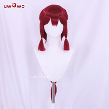 Load image into Gallery viewer, UWOWO Ahri Wig Game League of Legends/LOL: Foxfire Ahri 2023 ASU Cosplay Wig Long Hair with Ear Brown Red Hair 80CM
