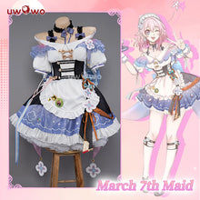 Load image into Gallery viewer, LAST BATCH UWOWO Cosplay Exclusive Honkai Star Rail Fanart March 7th Maid Cosplay Costume
