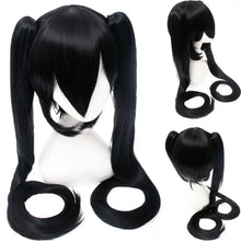 Load image into Gallery viewer, 120CM Long Synthetic Hair Clips 2 Ponytails Lolita Green Pink Heat Resistant Party Wigs Synthetic Hair Hatsune Miku Wig Cosplay
