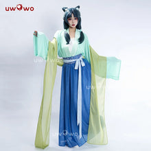 Load image into Gallery viewer, IN STOCK UWOWO Maomao Cosplay Anime The Apothecaryy Diariess Maomao Frog Green Hanfu Style Hunt Cosplay Costume New suit
