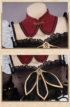 Load image into Gallery viewer, IN STOCK UWOWO Game Genshin Impact HuTao Cosplay Costume Hu Tao Halloween Maid Costume Christmas Outfit Dress Cosplay Role Play
