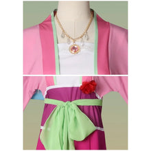 Load image into Gallery viewer, Maomao Cosplay Costume Wig Anime The Apothecary Diaries Pink Dress op Hairpin Kusuriya No Hitorigoto halloween Party for Women
