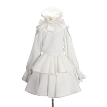 Load image into Gallery viewer, Sua Cosplay Costume Anime Girl White Dress Cake Dress Wedding Dress Concert Singer Performance Costume Halloween Uniform
