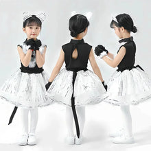 Load image into Gallery viewer, Cute Cat Cosplay for Kids Cat Girl Costumes Girl and Boys Cosplay Animal Dance Costumes for Children Halloween Clothing
