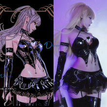 Load image into Gallery viewer, Anime Devil&#39;s City Queen Misa Unifrom Costume Cosplay Women Cool Girl Punk Cyber Leather Outfits Costumes Cosplay
