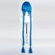 Load image into Gallery viewer, in stock Asian size LOL Jinx Cosplay Costume Anime LOL Arcane Jinx Cosplay outfit  Halloween Suit Costume jinx  wigs shoes
