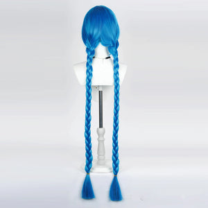 in stock Asian size LOL Jinx Cosplay Costume Anime LOL Arcane Jinx Cosplay outfit  Halloween Suit Costume jinx  wigs shoes