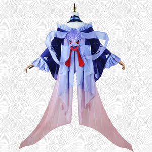 Genshin Impact Cosplay Sangonomiya Kokomi Game Cosplay Costumes Wig Shoes Hat Anime Suits Halloween Party Disfraz Mujer Women