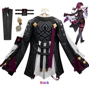 Honkai Star Rail Cosplay Costume Honkai Kafka Cosplay Costume Helloween Party Suit with Wig Kafka Outfit Uniform