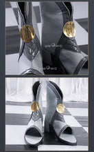 Load image into Gallery viewer, UWOWO Chun Shoes Game Wuthering Waves Chun Cosplay Shoes Gray shoes Woman Size 35-45
